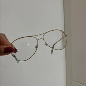 Elegant Gold Aviator Glasses
